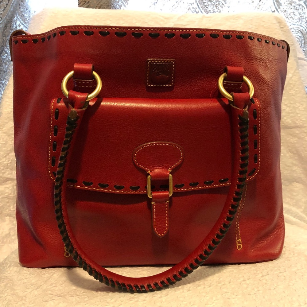 Red Dooney Bourke Tote Bag
